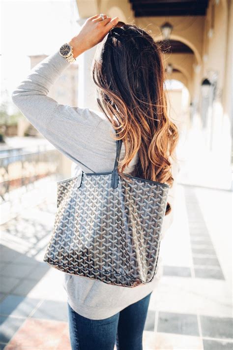 goyard medium tote.